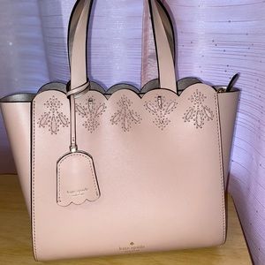 Kate Spade blush pink Magnolia Street Eyelet Satchel